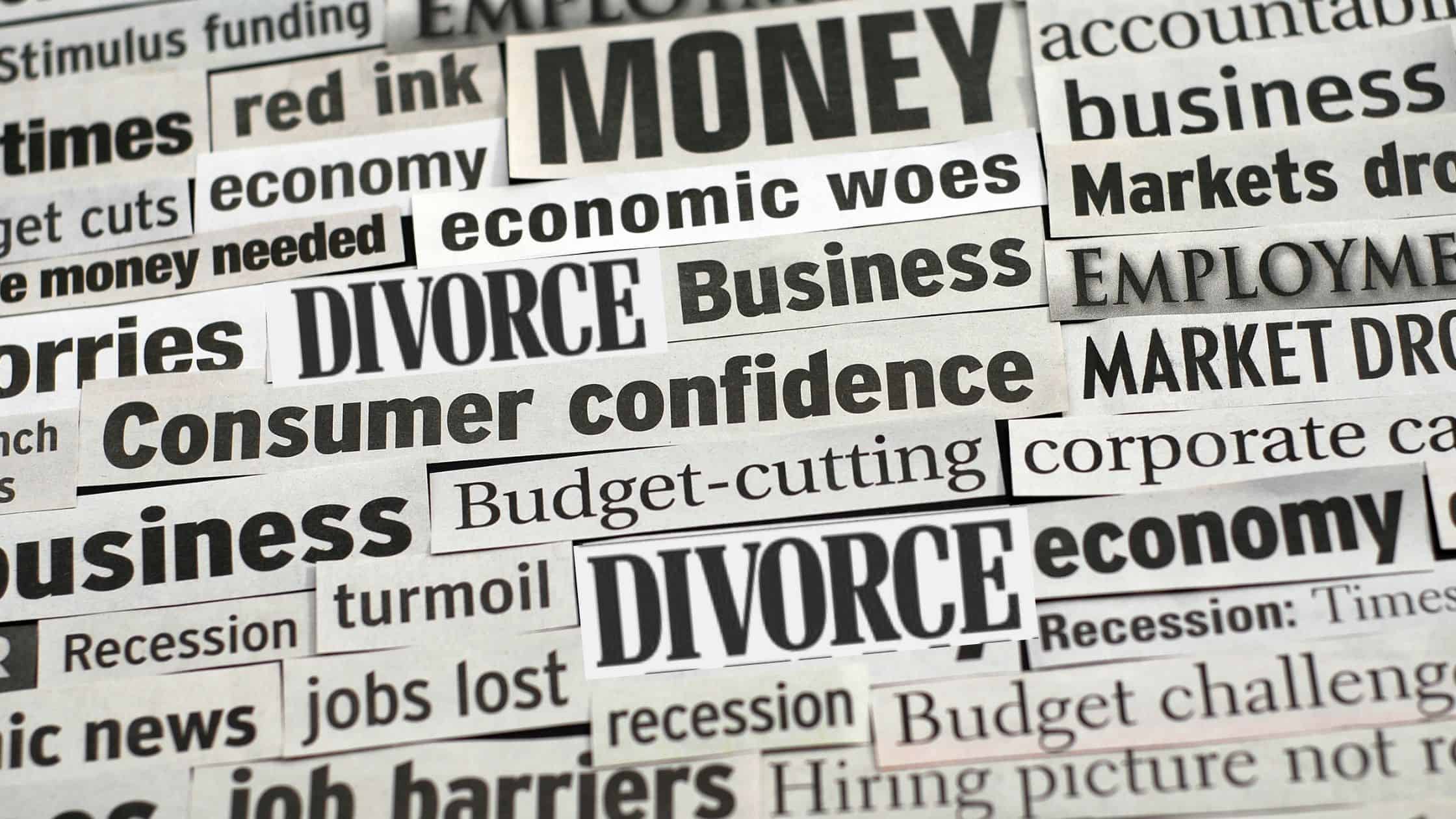 Divorce hits the headlines Divorce hits the headlines