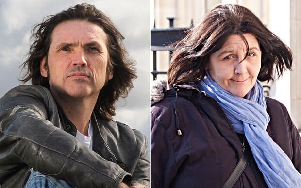 Dale Vince and ex-wife Kathleen Wyatt CREDIT: Photo: (PA/National)